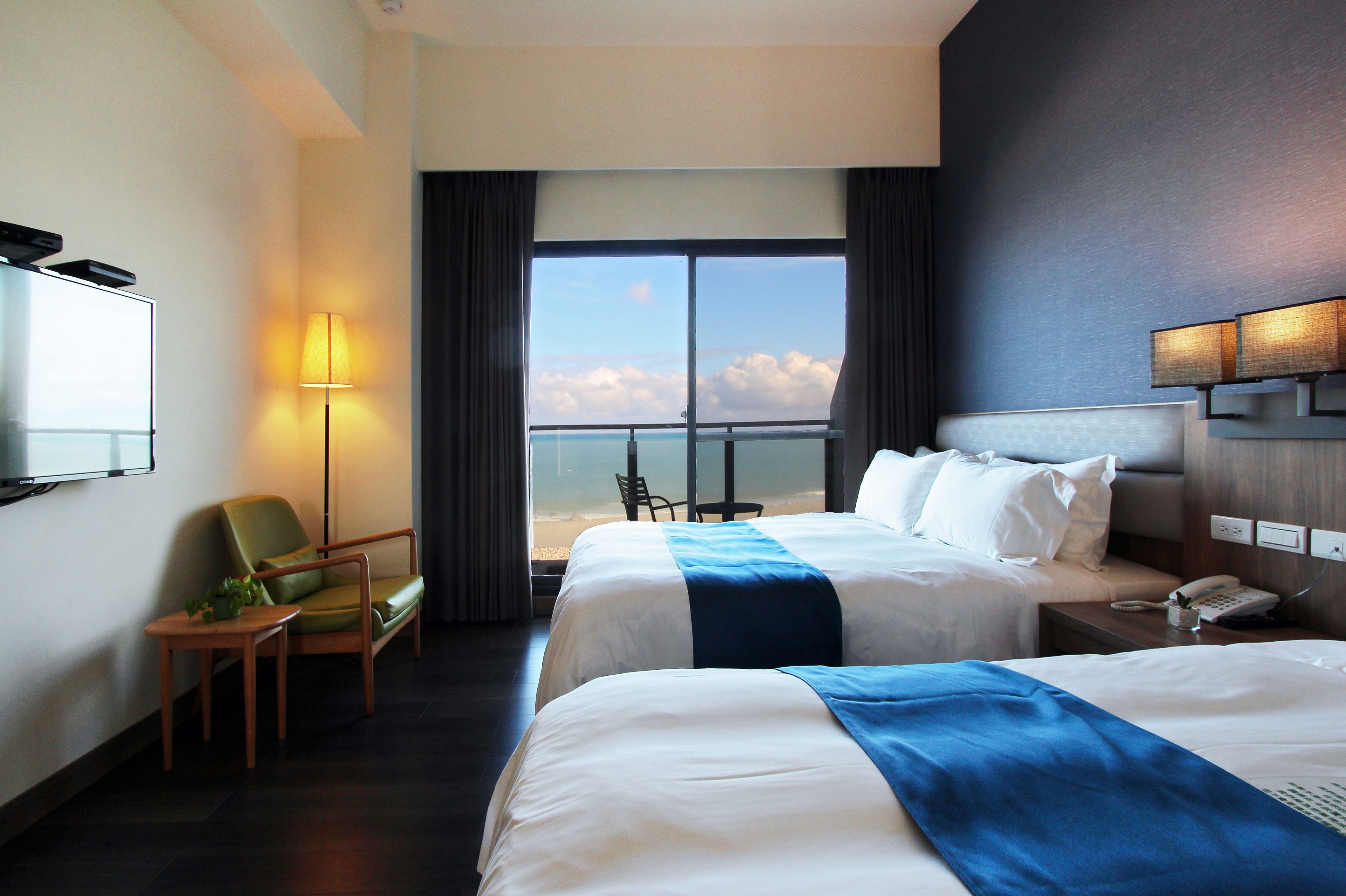 luxury triple room, ocean view | view from room