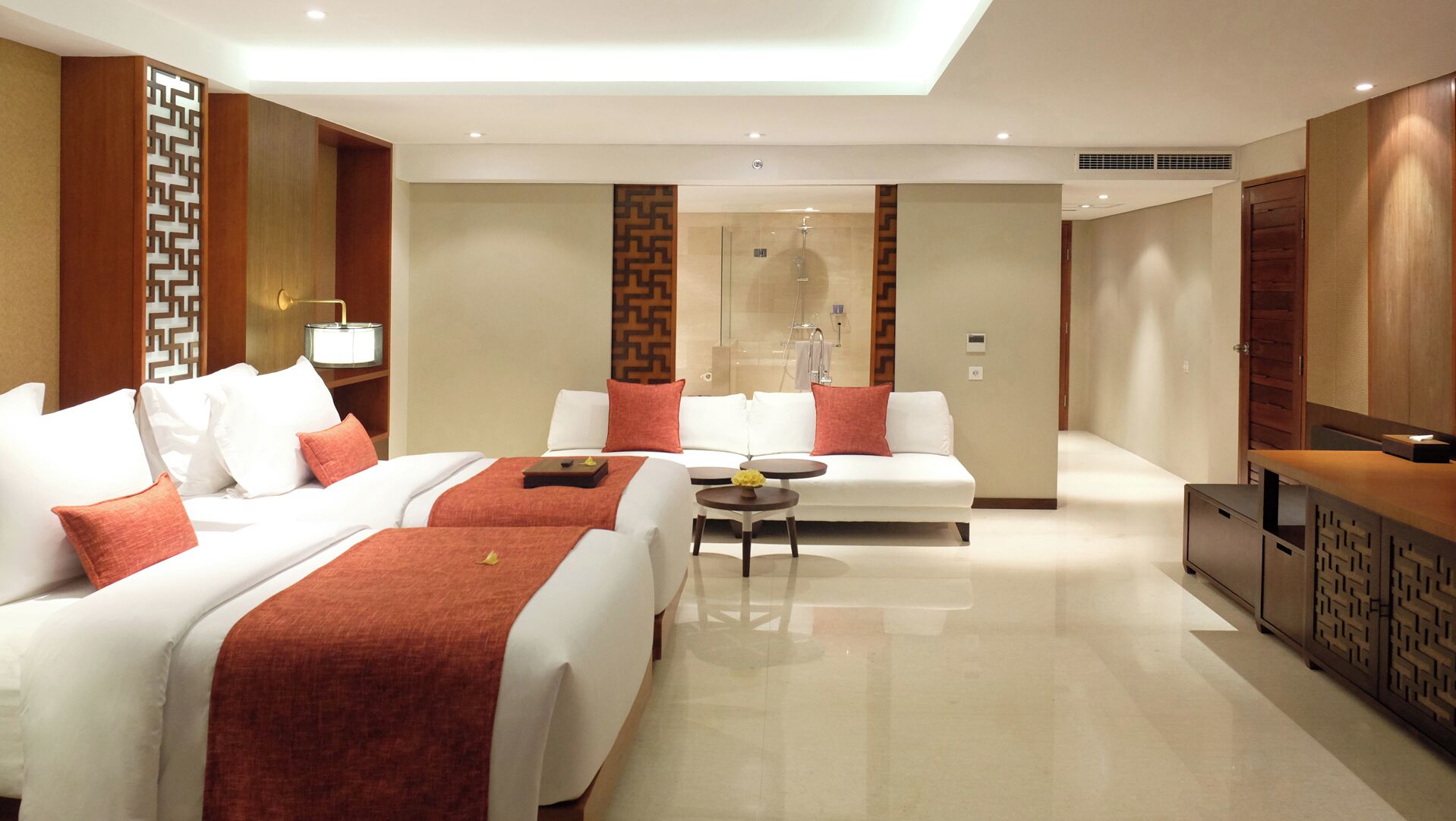 Minibar, in-room safe, desk, blackout curtains