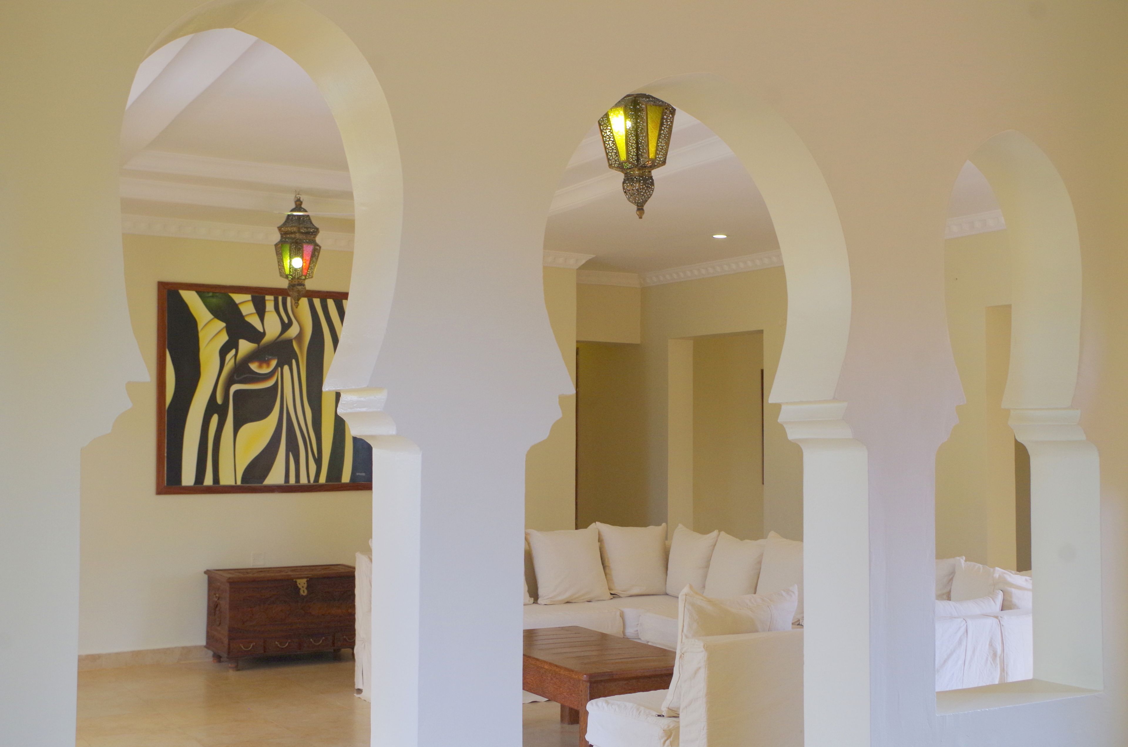 luxury villa, 2 bedrooms, private pool | living area