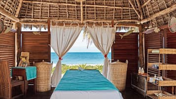 Body scrubs, facials, 1 treatment room, manicures and pedicures