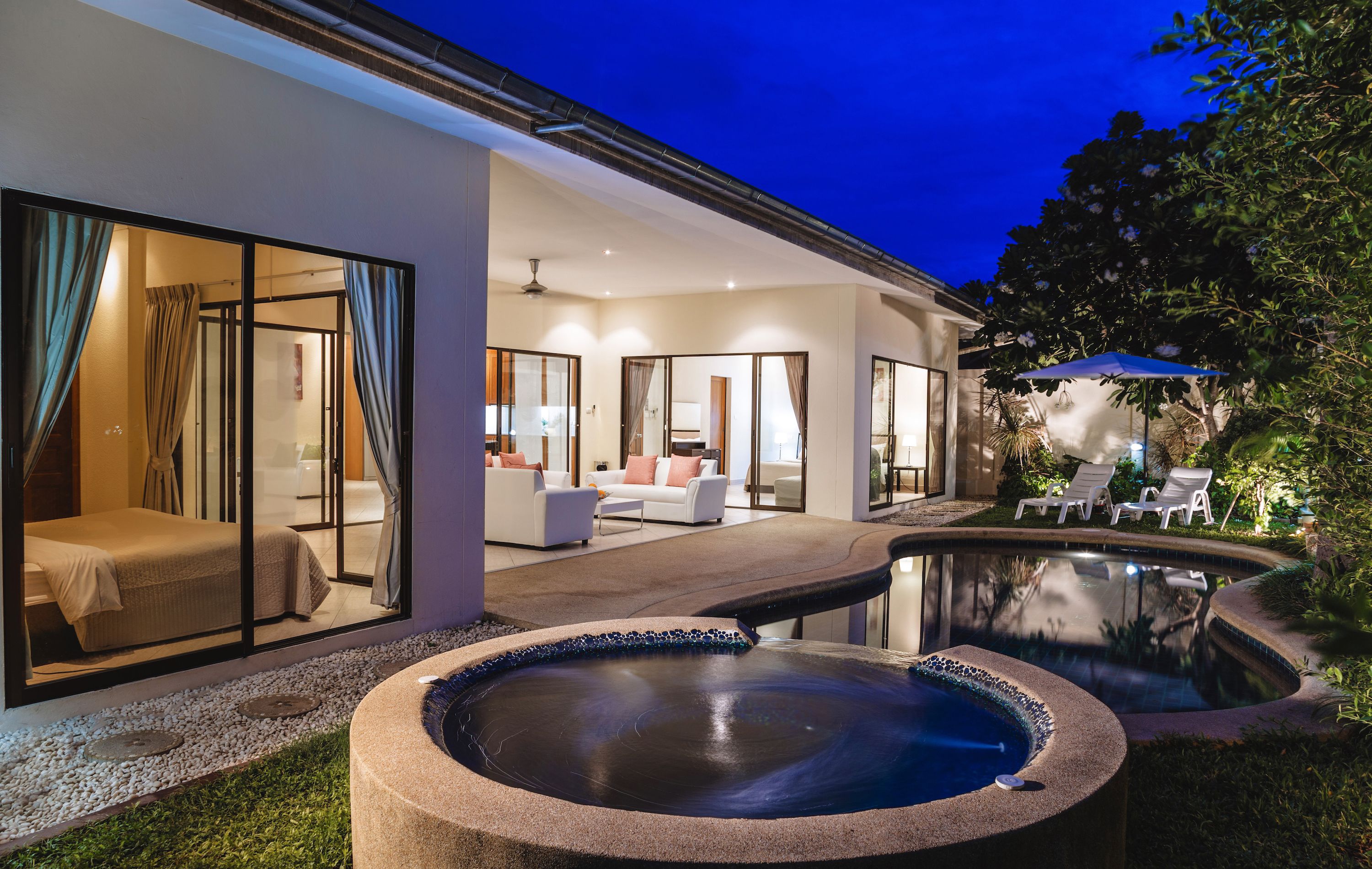 Superior Two-Bedroom Villa with Private Pool and Jacuzzi - Tortuga Villa