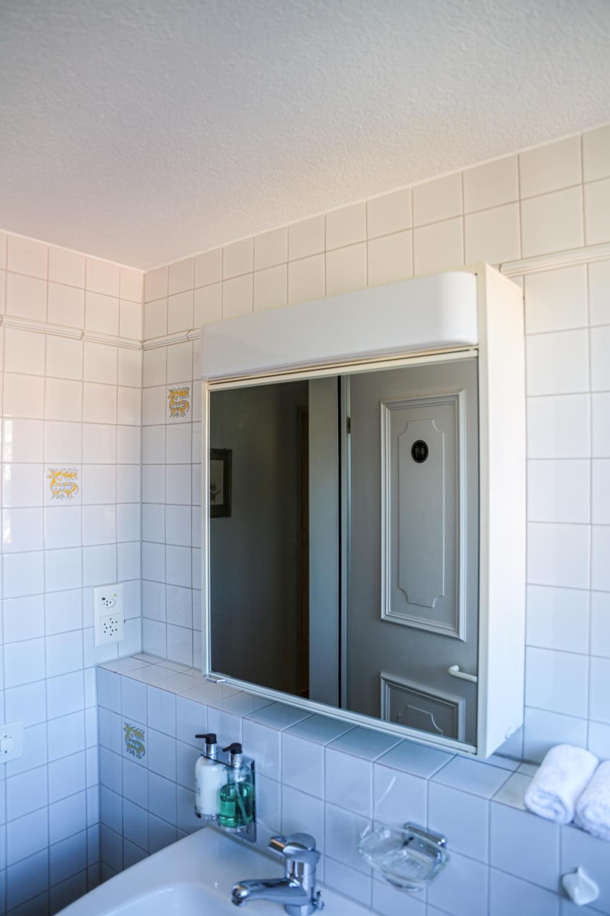 room (dachstübli) | bathroom | combined shower/bathtub, free toiletries, hair dryer, towels