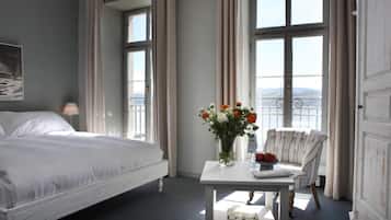 In-room safe, iron/ironing board, free cribs/infant beds, free WiFi