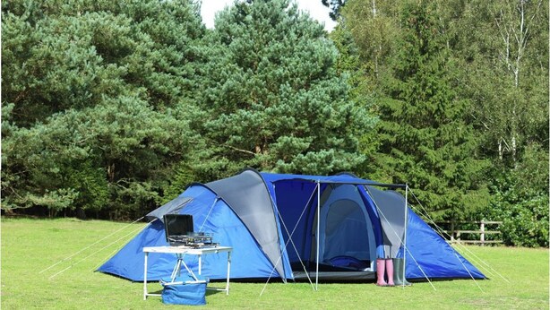 Children’s area - One Planet Society - Caravan Park (Caerphilly)