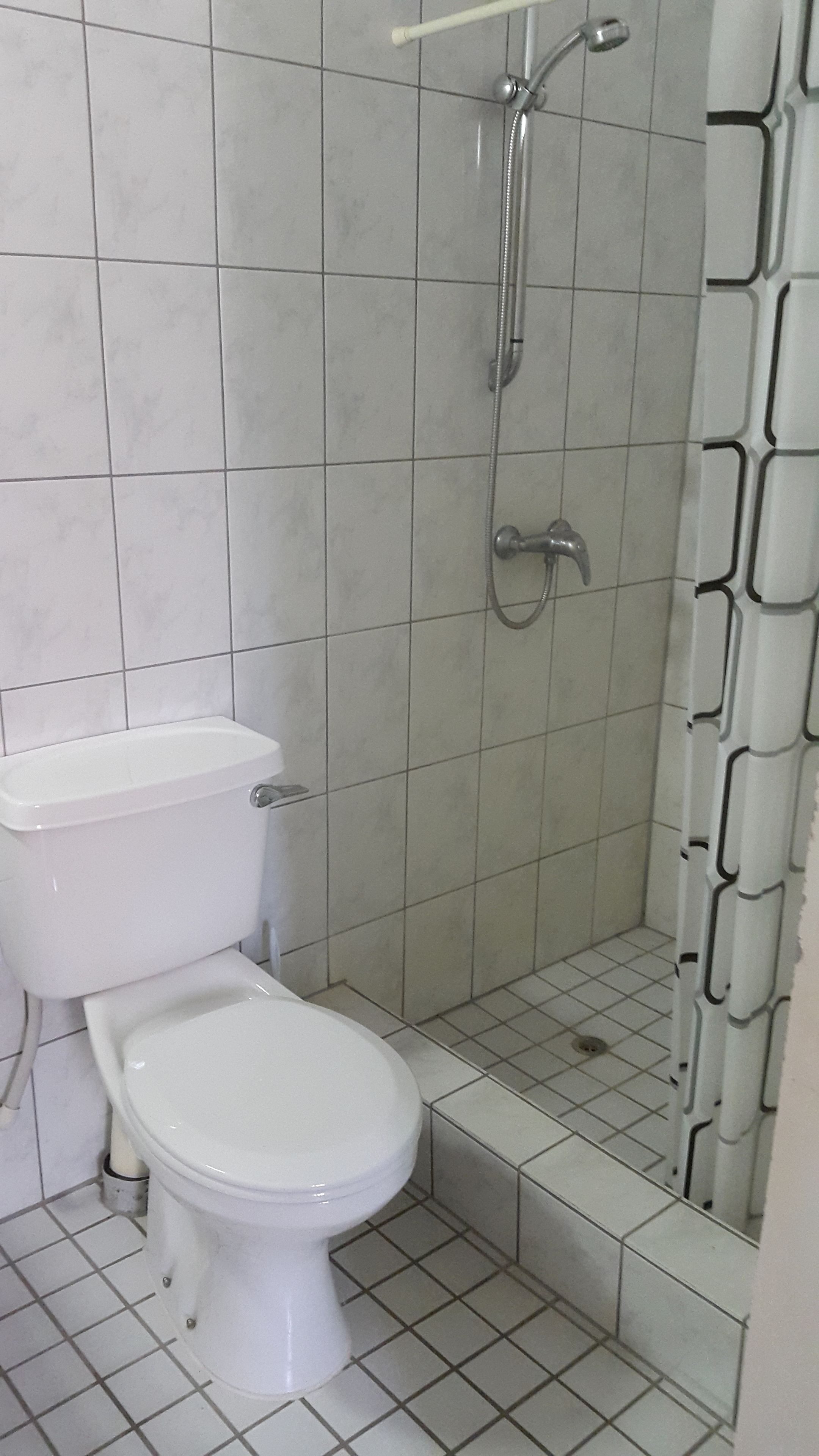 apartment, 1 bedroom, kitchen, sea view | bathroom | shower, free toiletries, hair dryer, towels