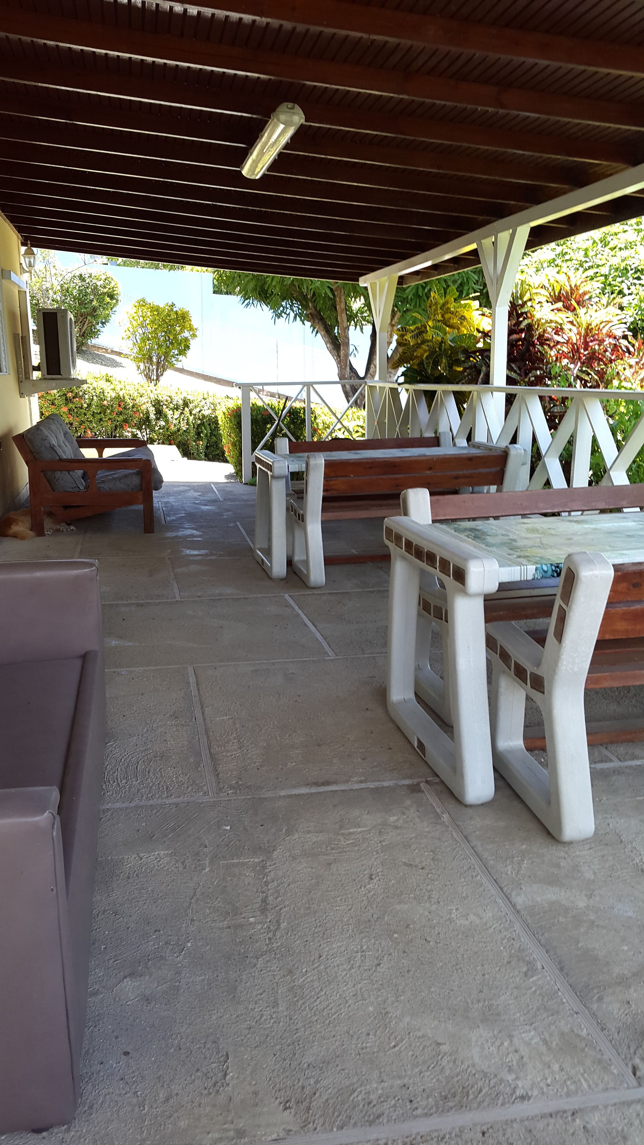 traditional studio, kitchen, partial ocean view | terrace/patio