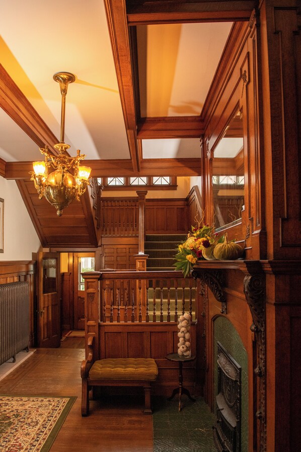 Staircase - Cartier Mansion B&B (Ludington)