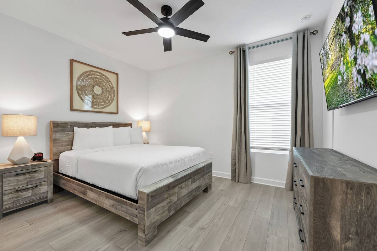 Rumah Premium, 6 kamar tidur, kolam renang pribadi (Reunion Village) | Brankas, setrika/meja setrika, Wi-Fi gratis, dan didekorasi berbeda-beda