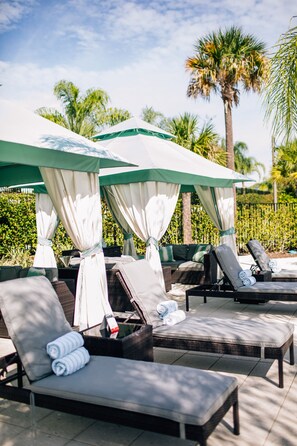 Utendørsbasseng, et oppvarmet basseng og bassengtelt (mot betaling)