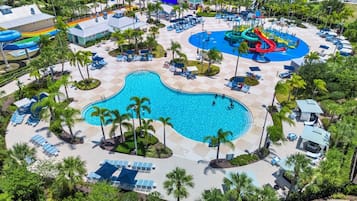 Outdoor pool, a heated pool, pool cabanas (surcharge), pool umbrellas