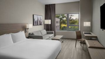 Egyptian cotton sheets, premium bedding, memory foam beds, in-room safe