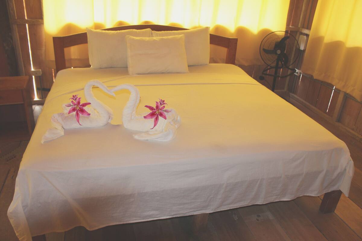 Desk, free cots/infant beds, free WiFi, bed sheets