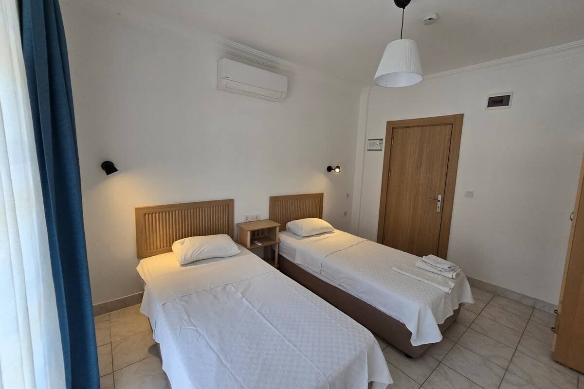 Twin kamer | Een kluis op de kamer, gratis wifi, beddengoed