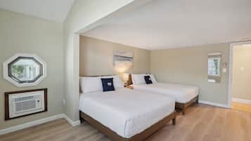 Premium bedding, individually furnished, desk, blackout curtains