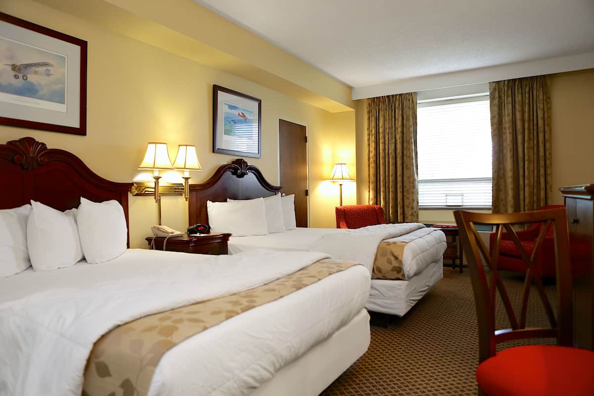 Desk, blackout drapes, iron/ironing board, free WiFi