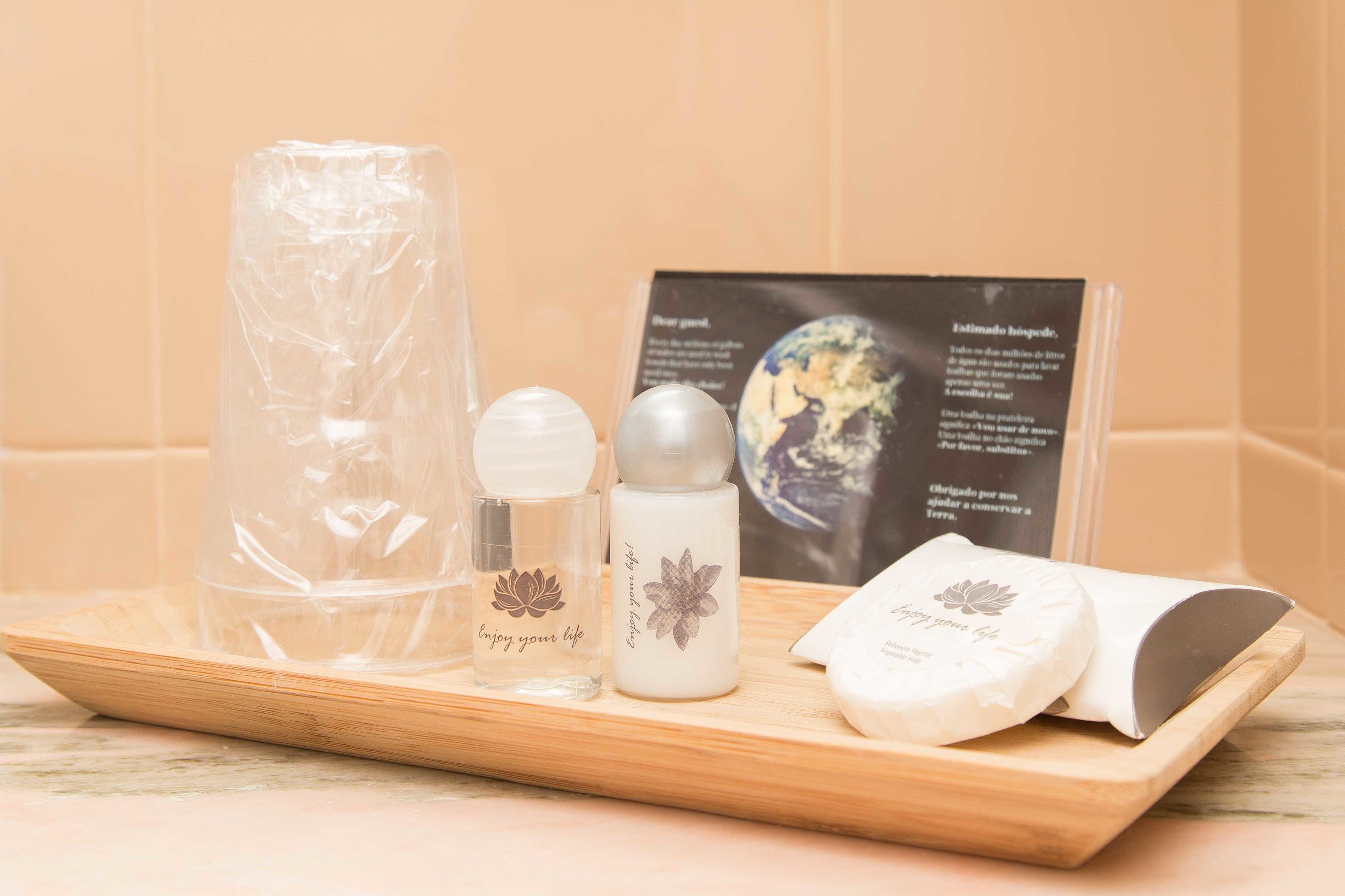 shower, rainfall showerhead, eco-friendly toiletries, hair dryer