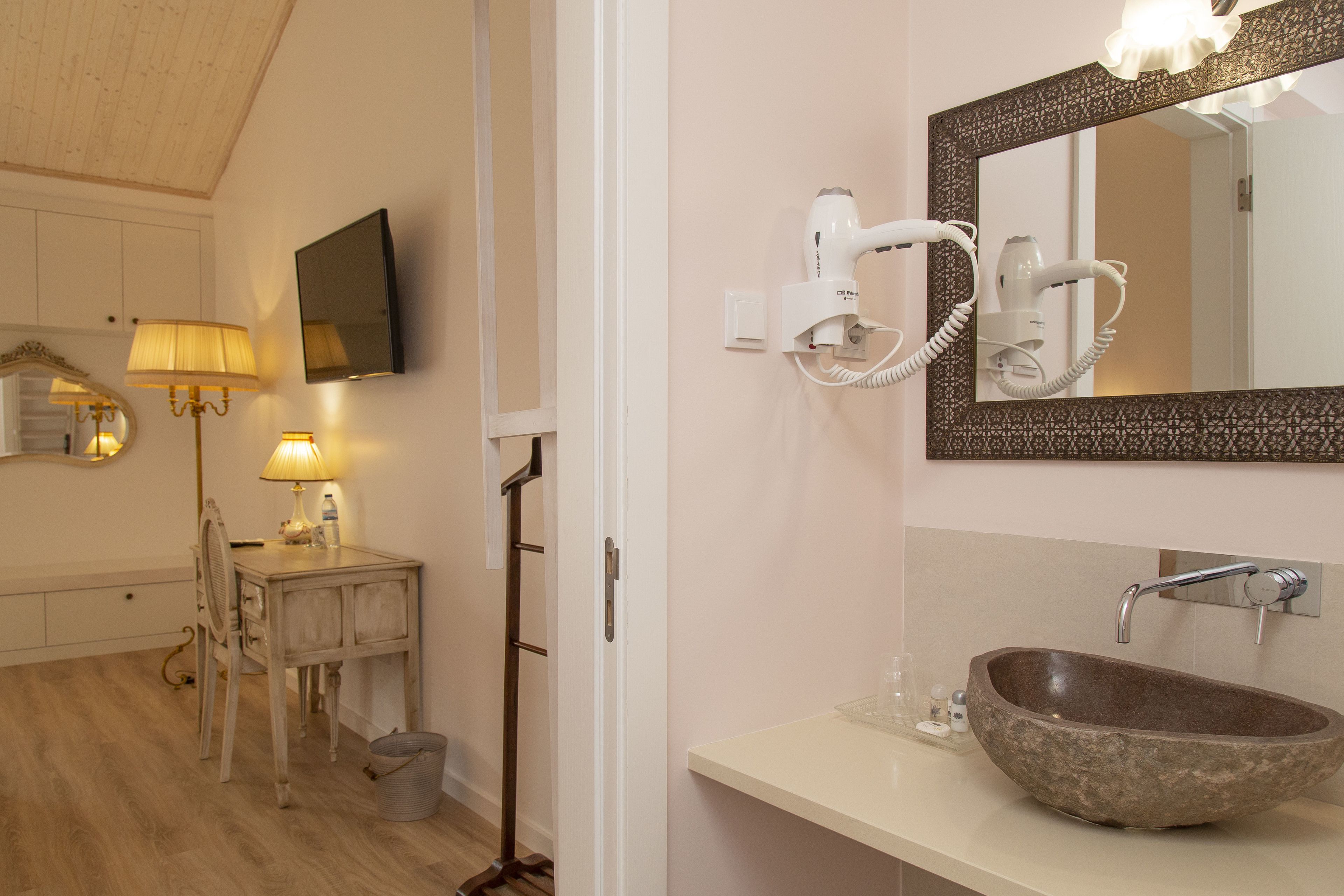 family studio, terrace | living area | 43-inch smart tv with digital channels, tv