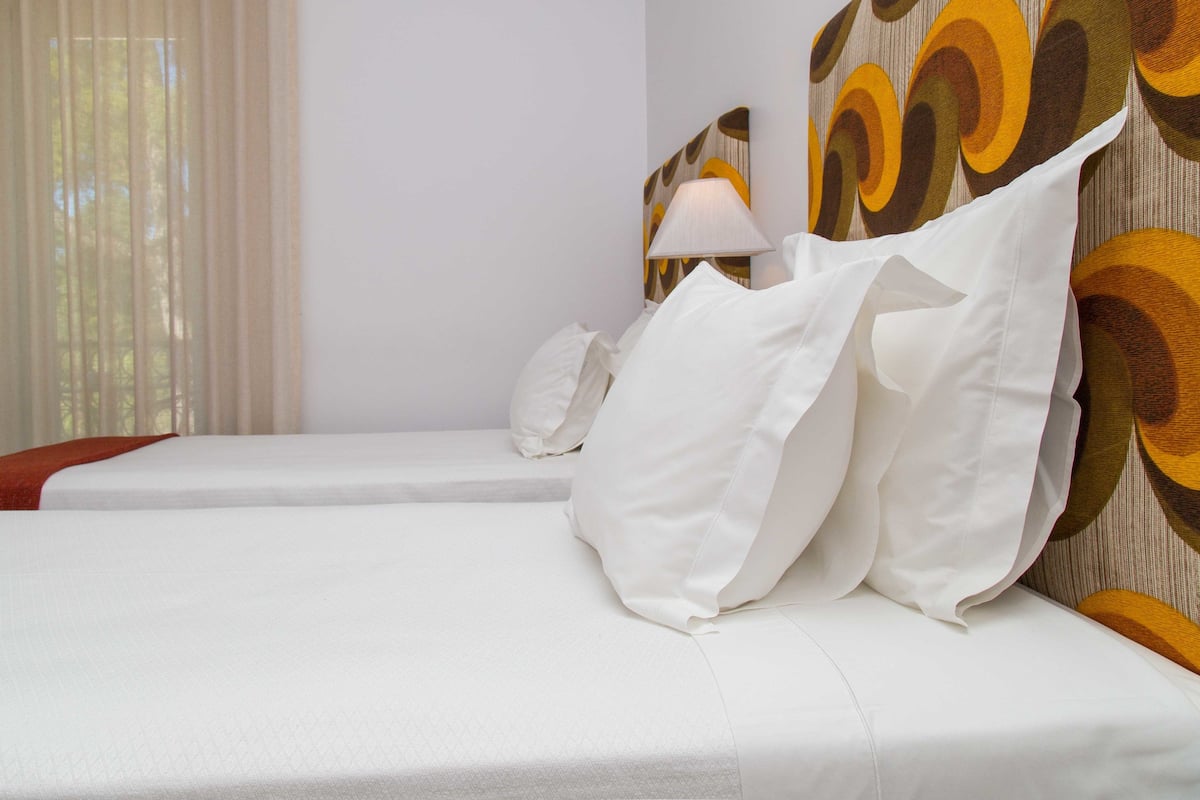 Twin Room, Balcony, Mountain View | Premium bedding, pillowtop beds, in-room safe, desk
