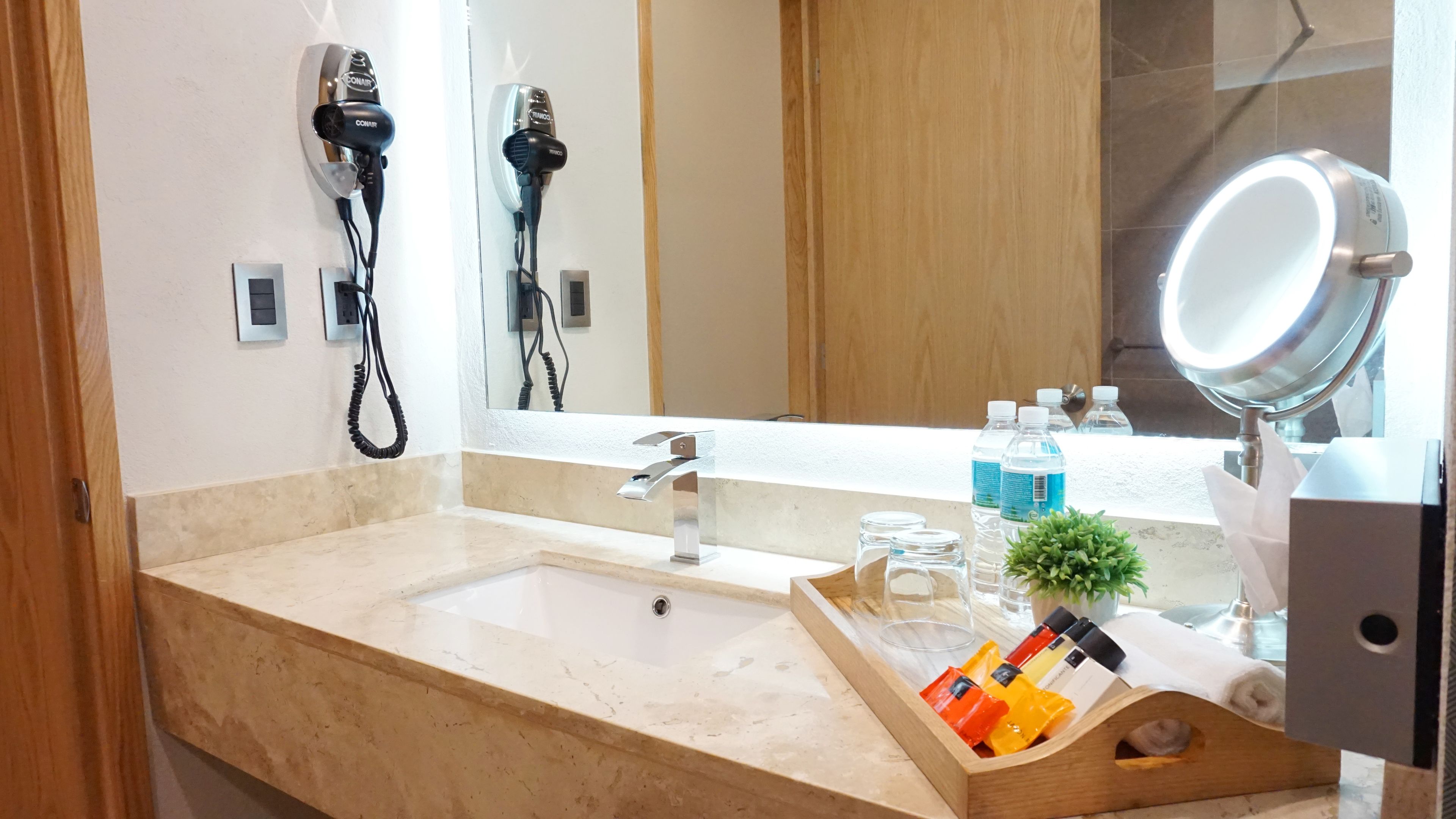 double room, 2 queen beds | bathroom | shower, rainfall showerhead, free toiletries, hair dryer