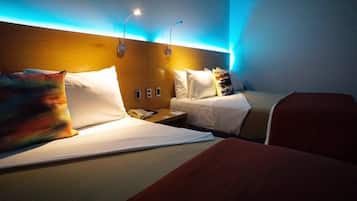 ห้องดับเบิล, เตียงควีนไซส์ 2 เตียง | เครื่องนอนระดับพรีเมียม, ผ้านวมขนเป็ด, ตู้นิรภัยในห้องพัก