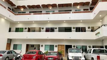 Majoituspaikan julkisivu