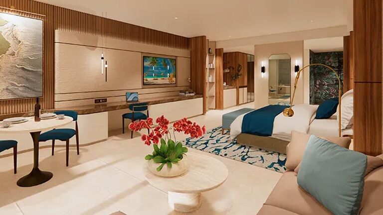 Premium bedding, free minibar, in-room safe, desk