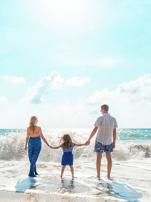 Private beach, white sand, free beach cabanas, sun loungers