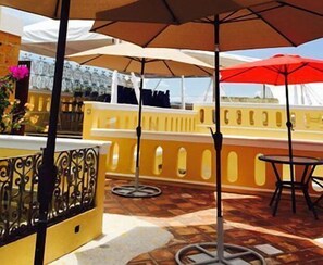 Terrace/patio - Hotel Posada XVII (Puebla)