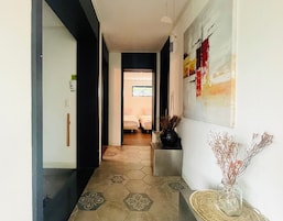 Villa, 2 Bedrooms (Mendorong) | Living area | Flat-screen TV