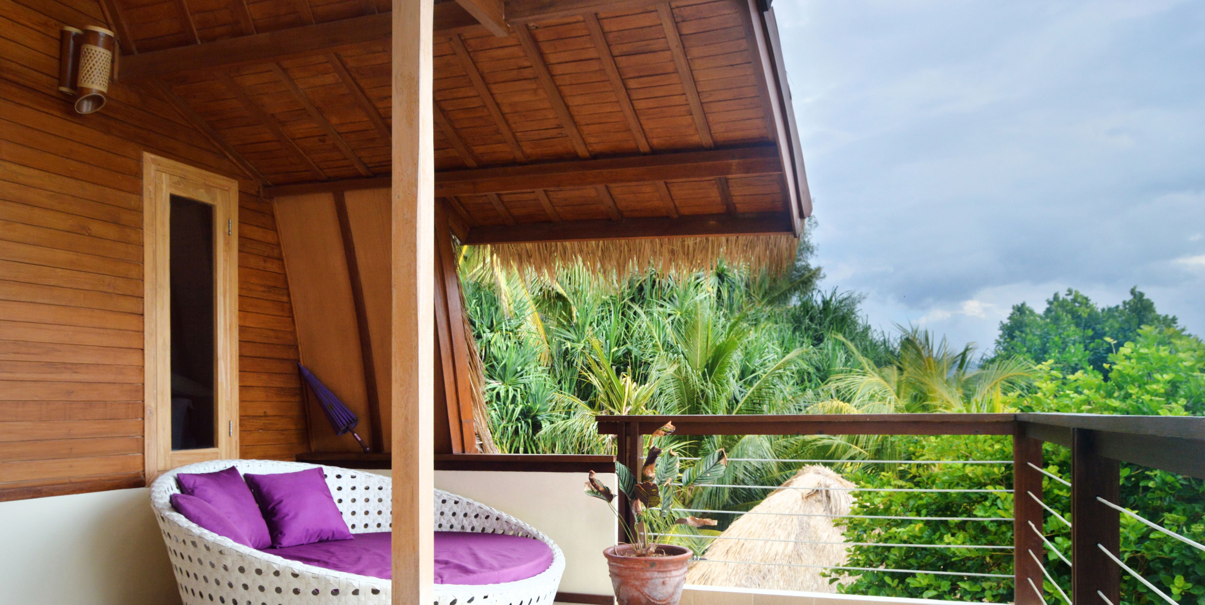 family room, sea view | terrace/patio