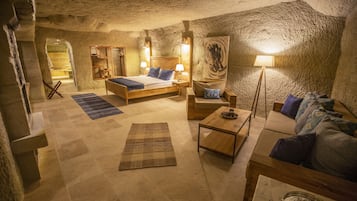 Suite Royal, sauna (cave) | 1 dormitorio, ropa de cama de alta calidad, caja fuerte