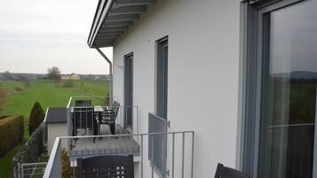 Uitzicht vanaf balkon