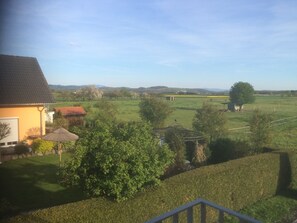 Uitzicht vanuit accommodatie