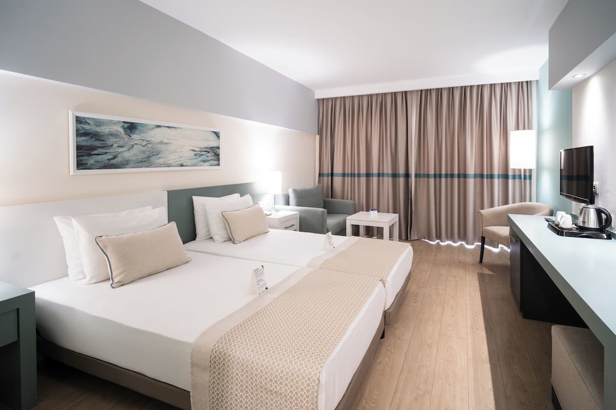 1 phòng ngủ, minibar với thức uống miễn phí, két bảo mật tại phòng, bàn