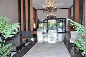 Sala de estar en el lobby