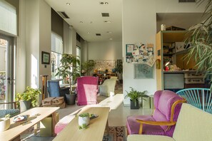 Sitteområde i lobbyen