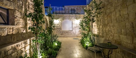 Front of property – evening/night