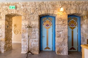 Interior entrance