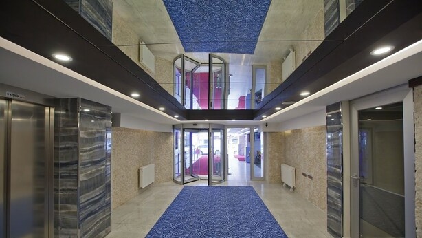 Interior entrance