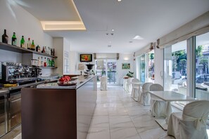 Lobby lounge, pool views, open daily