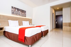 Superior Room, 2 Single Beds | In-room safe, desk, free WiFi, bed sheets