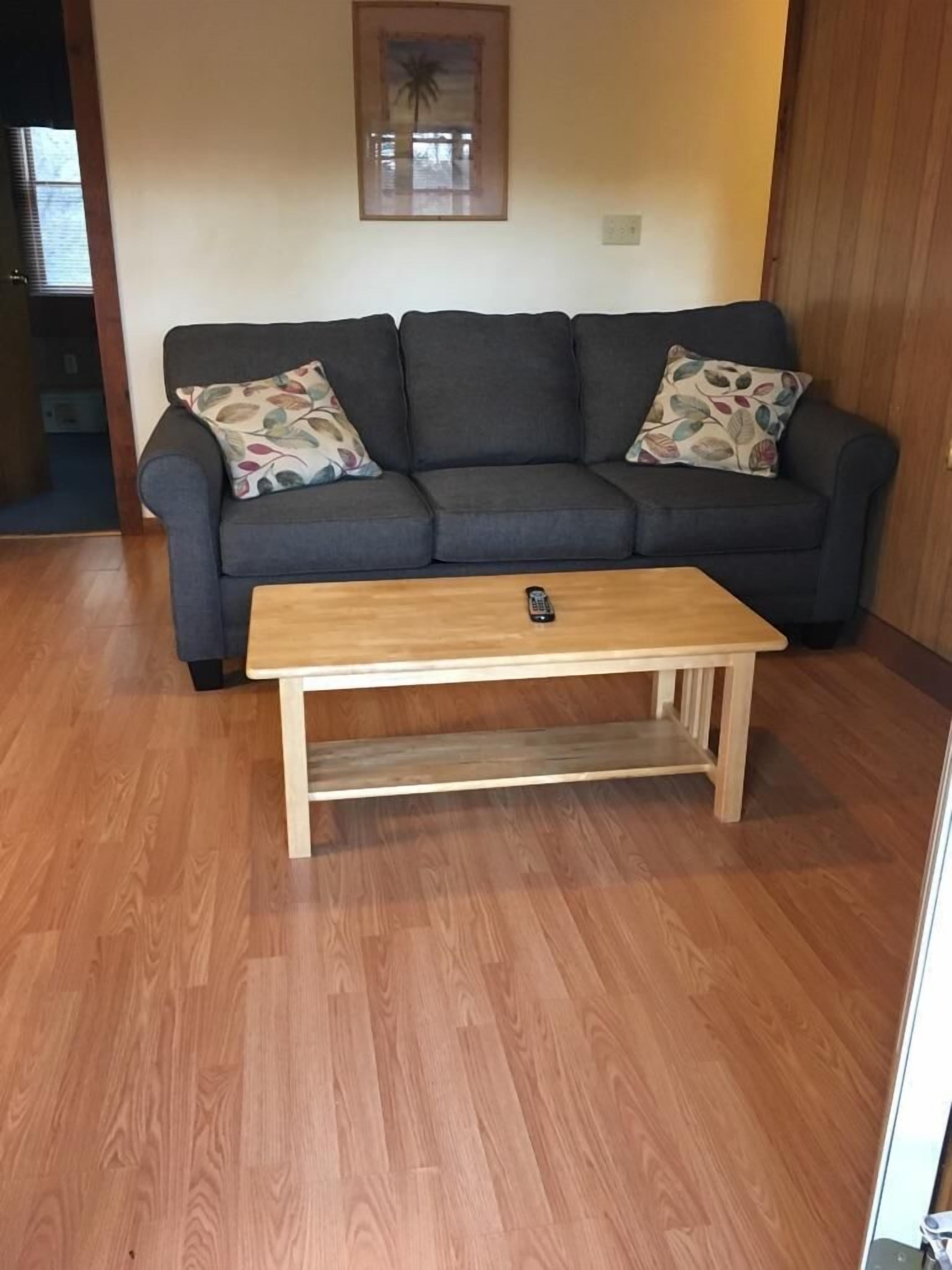 family cottage, mountainside | living room | 40-inch tv with cable channels, ping pong