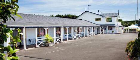 Overnatningsstedets facade