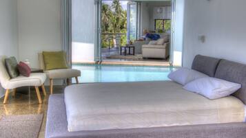 Luxury Villa, 2 Bedrooms, Beachfront | 2 bedrooms, premium bedding, in-room safe, desk