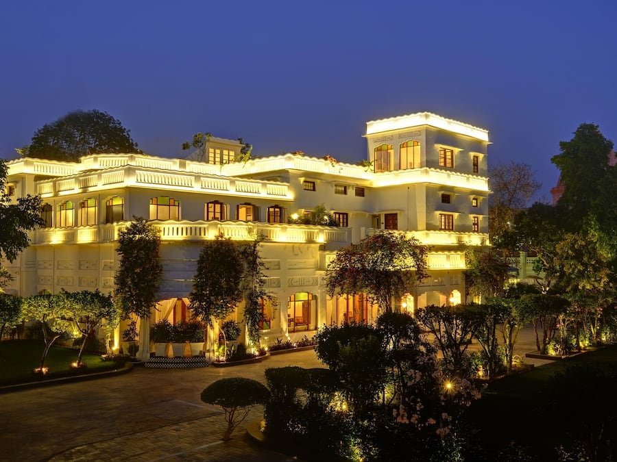 Front of property – evening/night