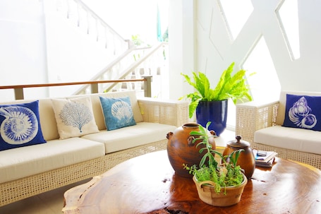 Lobby sitting area. Paras Beach Resort