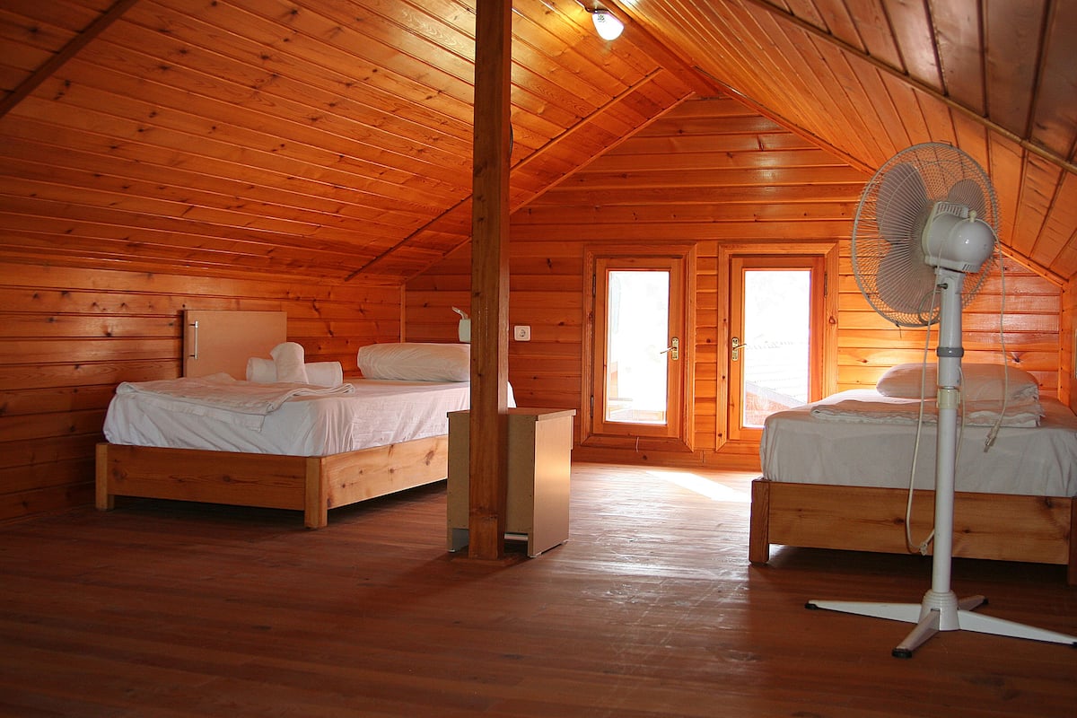 family villa 2 katli mutfak | premium bedding, in-room safe, laptop workspace, soundproofing