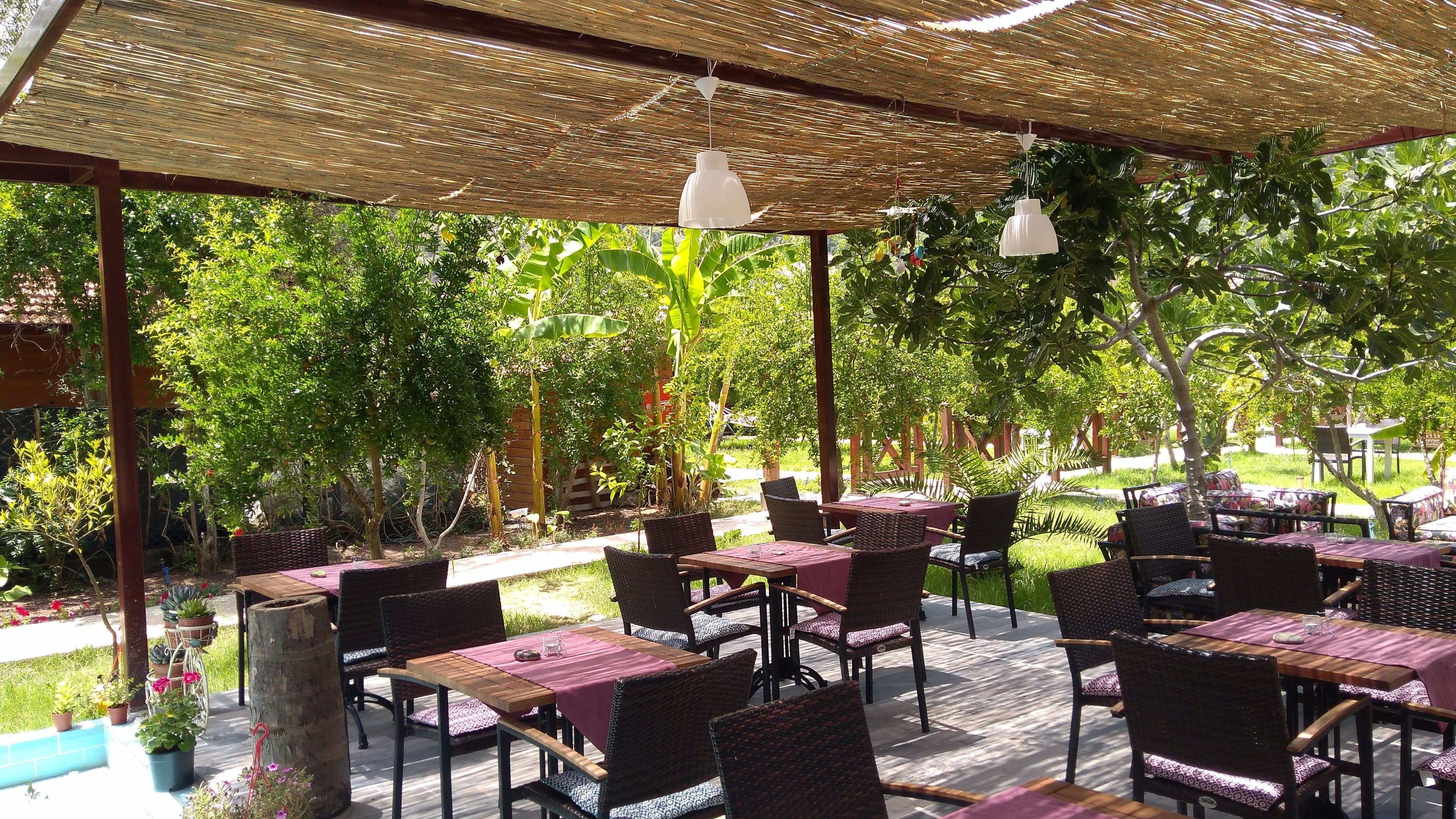 breakfast, lunch and dinner served