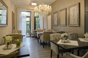 Daily buffet breakfast (EUR 24.00 per person)