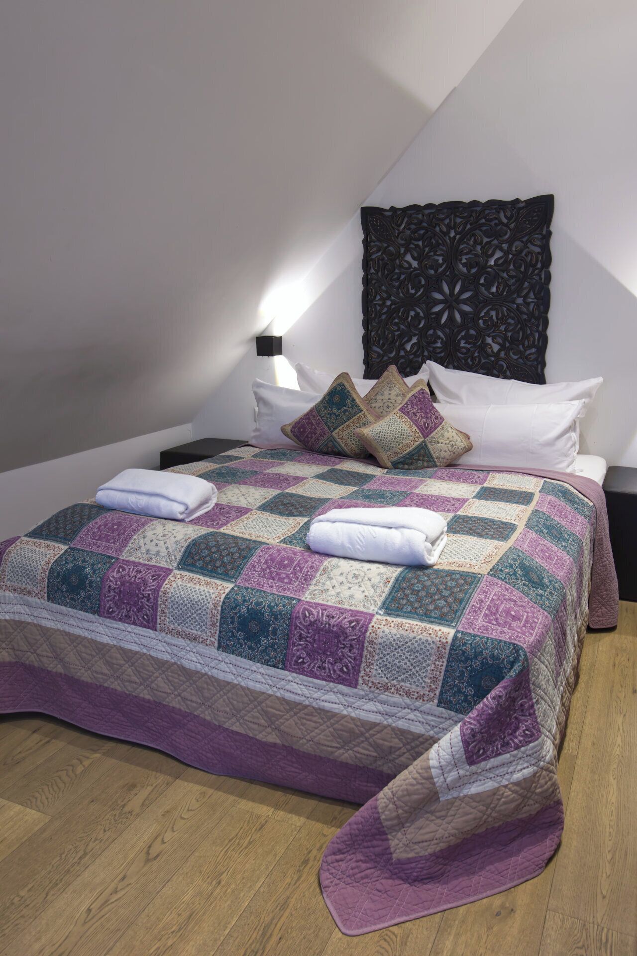 Pillowtop-bedden, een bureau, verduisterende gordijnen, gratis wifi